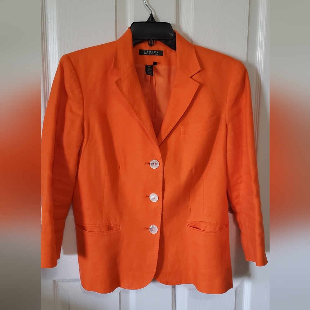 Ralph Lauren women's linen blazer